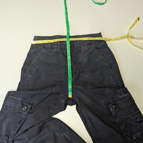 American Eagle Smokey Dark Blue Blue Size 00 Cargo Jogger Pants - Picture 13 of 15